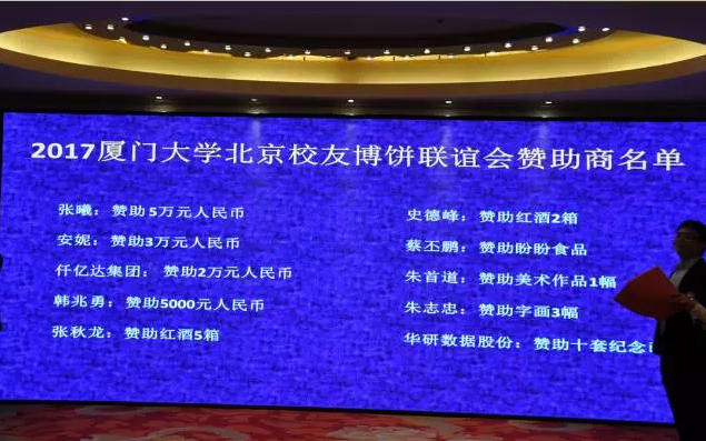“博餅”是閩南地區有的傳統形式歡慶，此次活動(dòng)以這種形式向母校致以美優(yōu)的祝福，也寄托著(zhù)各地廈人永久母校情和青春回憶的活動(dòng)。